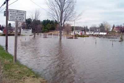 Wetmore's flooded