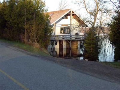 Cabin flooded