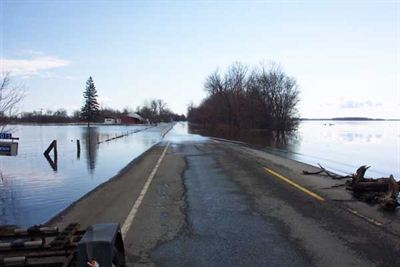 Road flooded