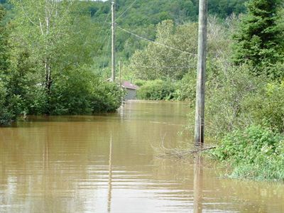 Road flooded