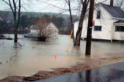 Flooded homes, St. Stephen