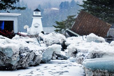 Perth Andover's ice jam flooding