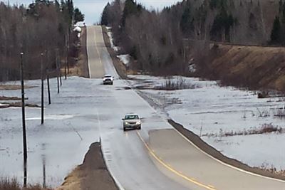 Route 126, near Miramichi