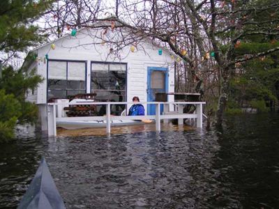 Chalet inondé