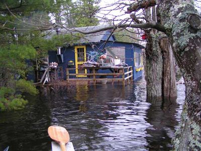 Chalet inondé