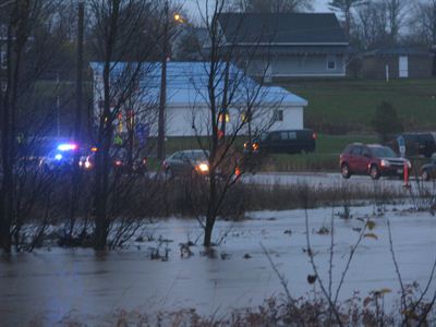 Inondation, rue Main, Hillsborough