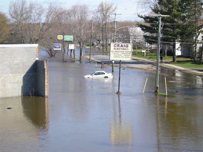 Inondation, Fredericton