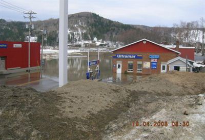 Rivière Restigouche, 21 avril 2008