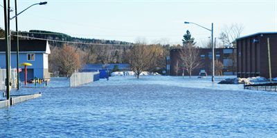 Rues, maisons et entreprises inondées, Perth-Andover