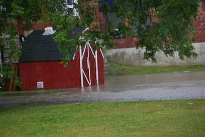 Entrepôt inondé à St. Stephen